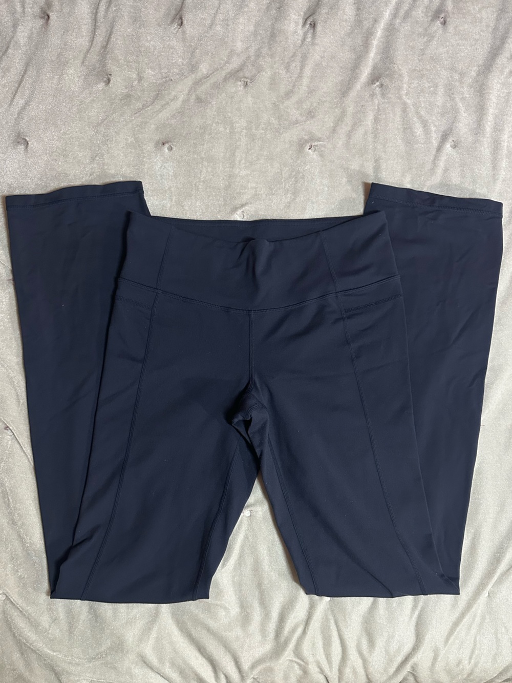 Athleta Navy Blue Straight Leg Athletic Pants Women’s Size Medium